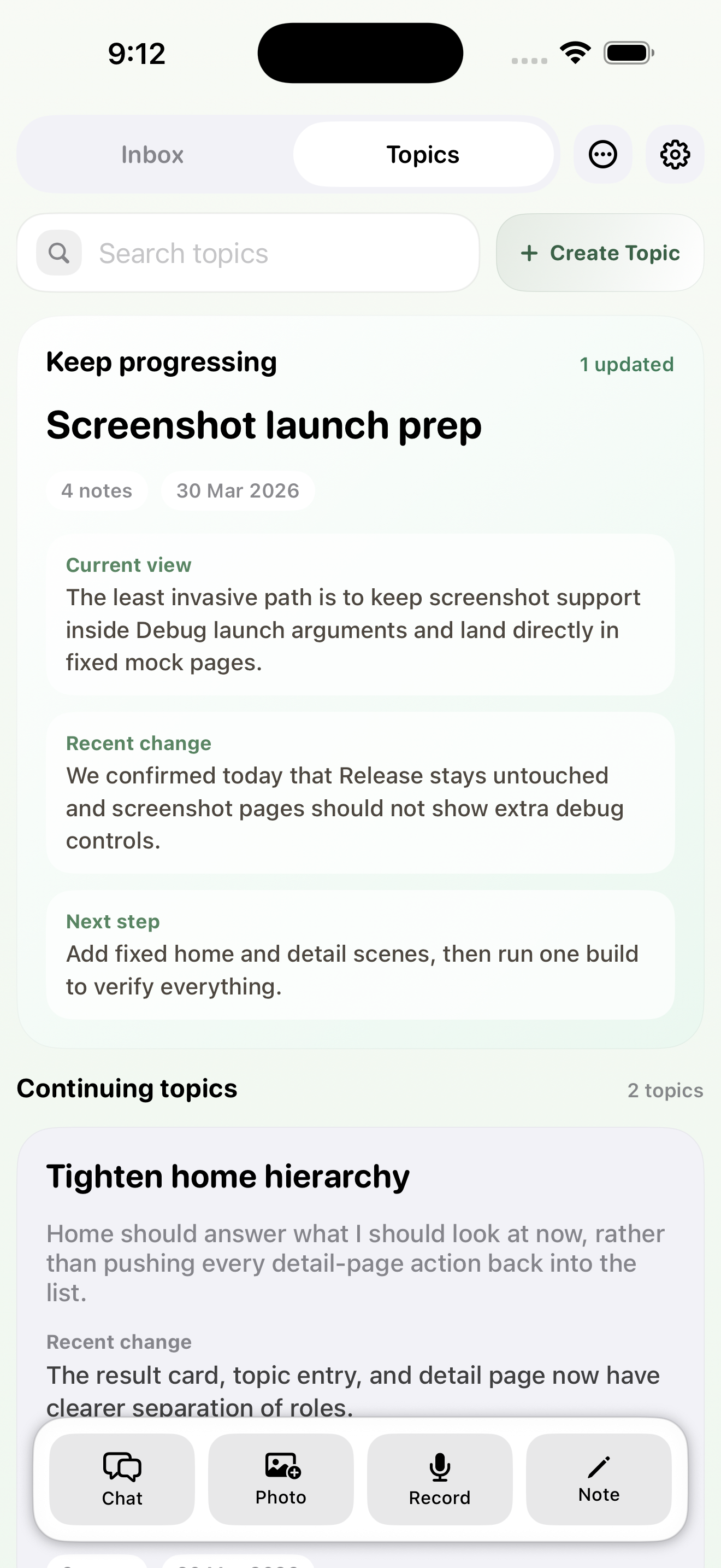 AnyNotes 主題首頁截圖